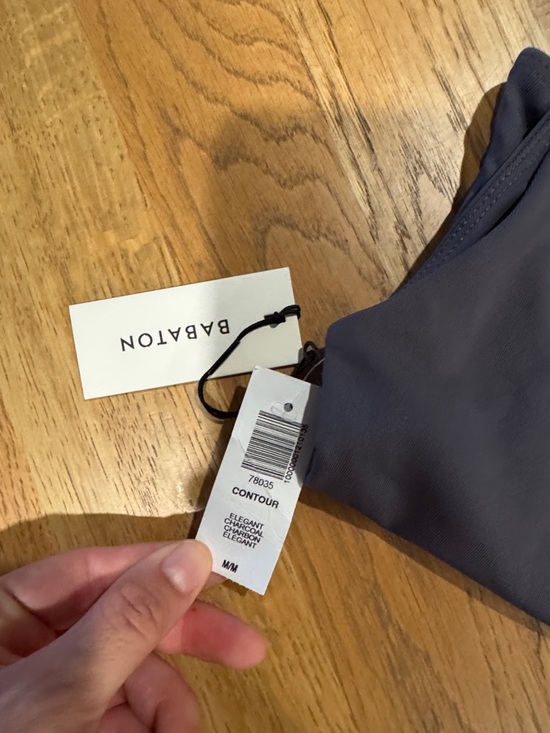 Babaton Slate Gray high neck bodysuit - Picture 2 of 5